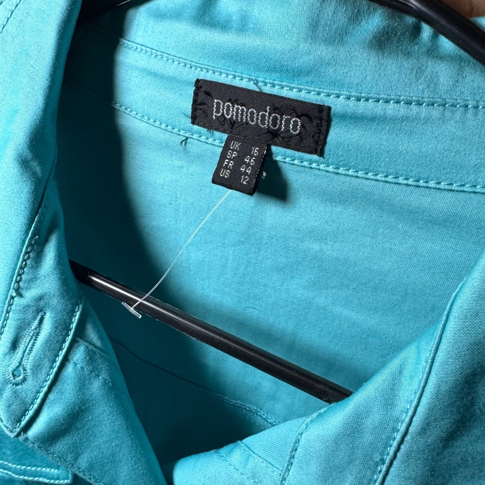 Women's Turquoise Jacket - Picture 3 of 3